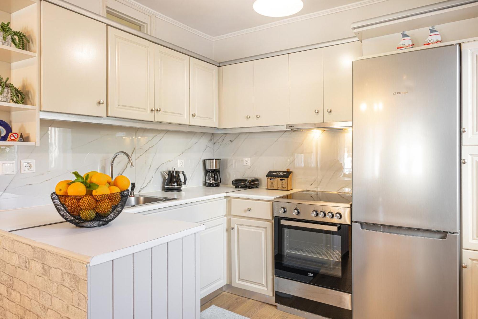 Pythagorio Blue Street Apartment With Balcony מראה חיצוני תמונה